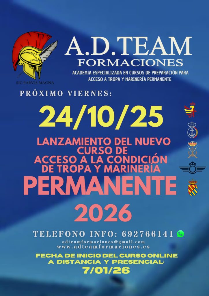 Curso permanente fuerzas armadas 2026.